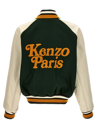 Shop Kenzo By Verdy Varsity Casual Jackets, Parka Green