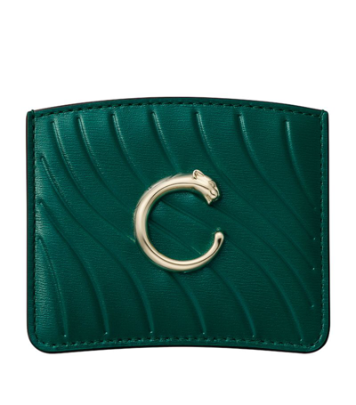 Shop Cartier Card Holder In Green