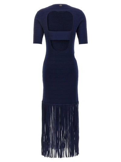 Shop Twinset Long Dress Dresses Blue
