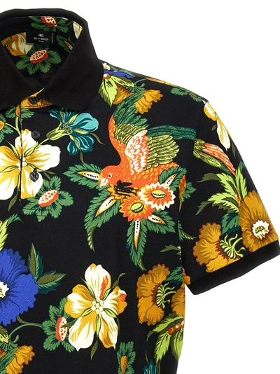 Shop Etro Patterned  Shirt Polo Multicolor