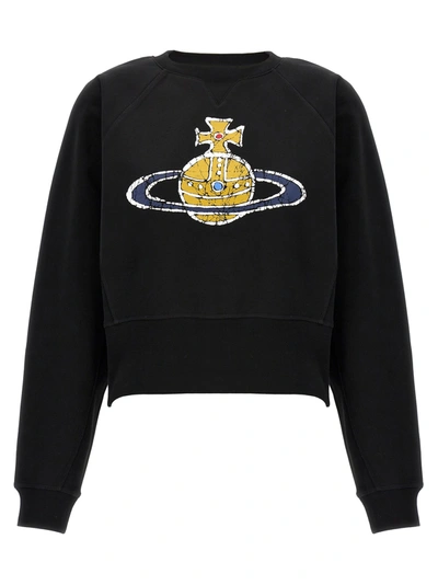 Shop Vivienne Westwood Time Machine Sweatshirt Black