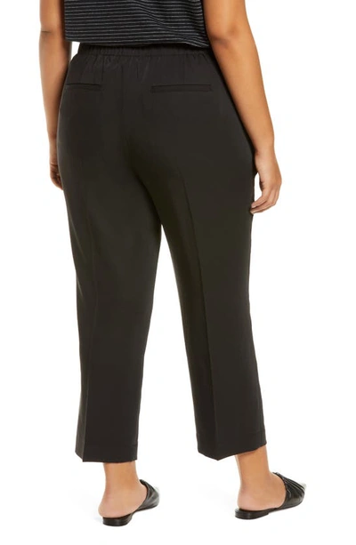 Vince Tapered Pull-on Pants In Black