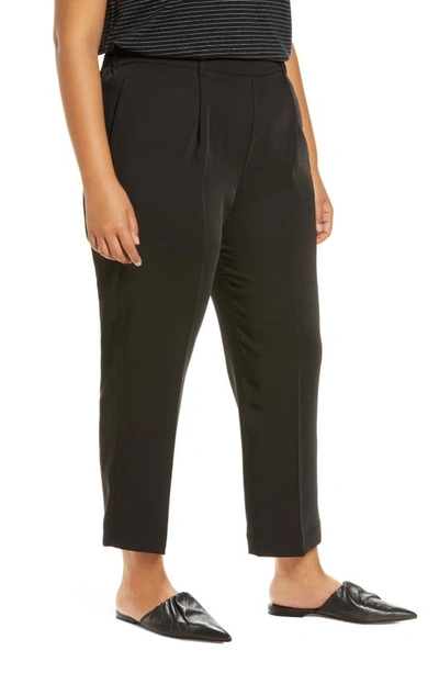 Vince Tapered Pull-on Pants In Black