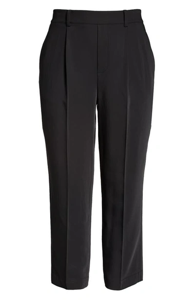 Vince Tapered Pull-on Pants In Black