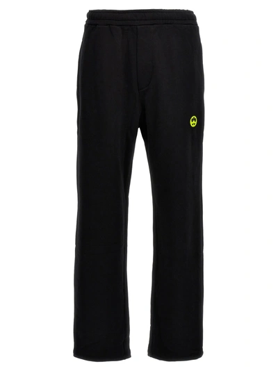 Shop Barrow Logo Joggers Pants In Black