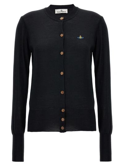 Shop Vivienne Westwood Bea Sweater, Cardigans In Black