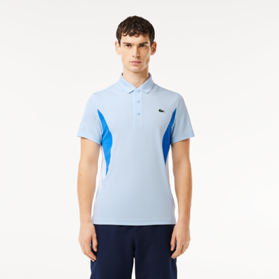 Shop Lacoste Men's  Tennis X Novak Djokovic Fan Version Polo - L - 5 In Blue