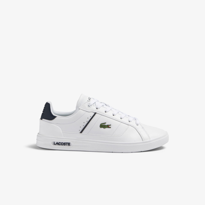 Shop Lacoste Men's Europa Pro Leather Sneakers - 11 In White
