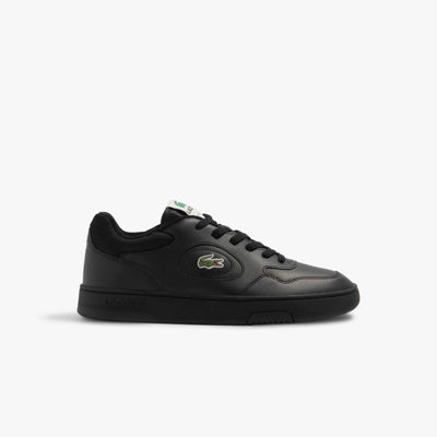 Shop Lacoste Men's Lineset Leather Sneakers - 9.5 In Black