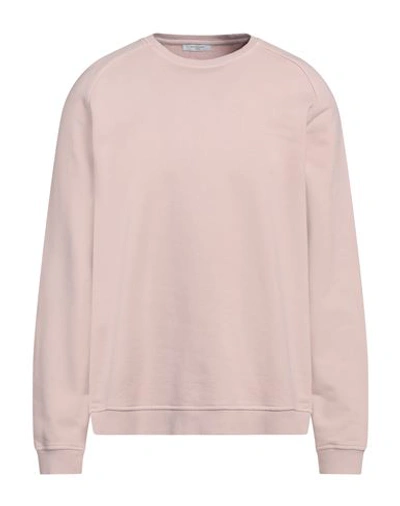 Shop Boglioli Man Sweatshirt Light Pink Size Xl Cotton
