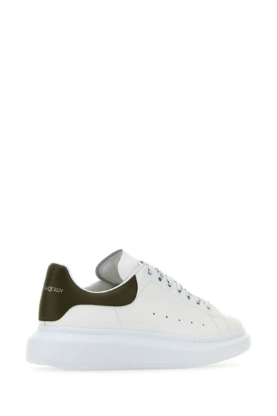 Shop Alexander Mcqueen Man Sneakers In White