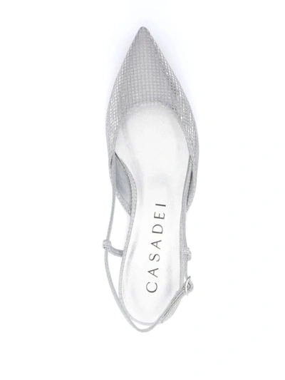 Shop Casadei Diadema Chanel Shoes In Grey