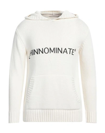 Shop Hinnominate Man Sweater Ivory Size Xs Wool, Acrylic In White