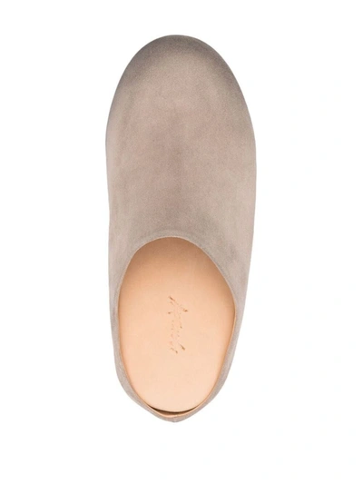 Marsèll Large Suede Round Toe Loafers In Grey
