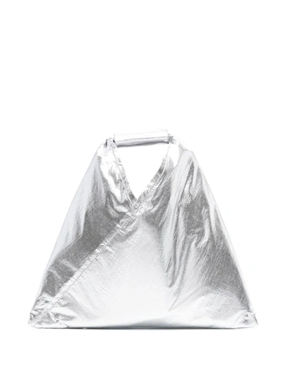 Shop Mm6 Maison Margiela Mini Japanese Handbag Bags In Grey