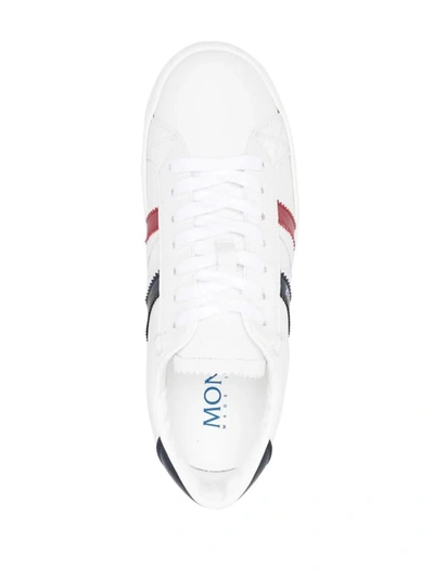 Shop Moncler Monaco M Low Top Sneakers Shoes In White