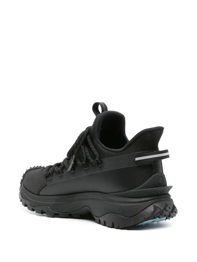 Shop Moncler Trailgrip Lite2 Low Top Sneakers Shoes In Black