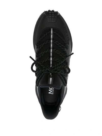 Shop Moncler Trailgrip Lite2 Low Top Sneakers Shoes In Black