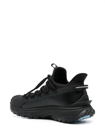Shop Moncler Trailgrip Lite2 Low Top Sneakers Shoes In Black