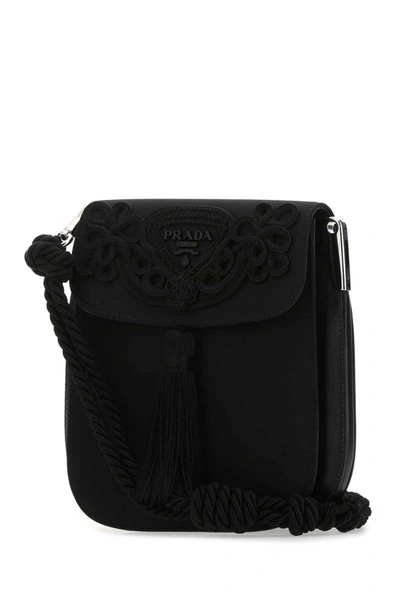 Shop Prada Shoulder Bags In Black