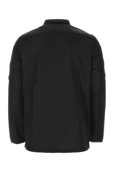 Shop Givenchy Man Black Polyester Shirt