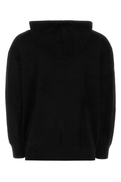 Shop Givenchy Man Black Viscose Blend Oversize Sweatshirt