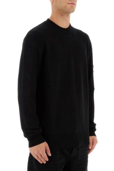 Givenchy Embroidered Logo Wool Sweater In Black