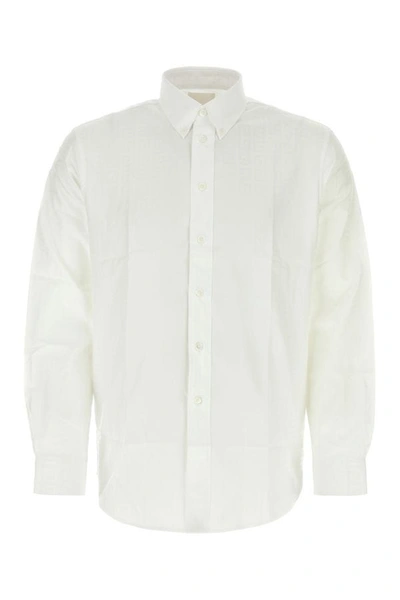 Shop Givenchy Man White Cotton Shirt