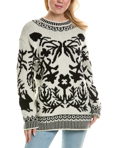 Shop Bogner Wiola Wool Sweater In White