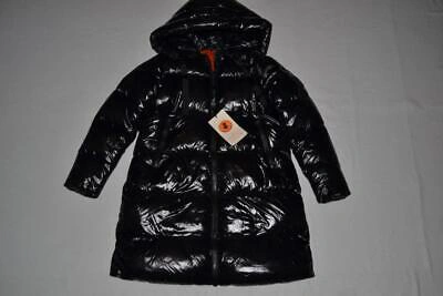 Pre-owned Save The Duck Authentic  Women's Isabel Hooded Puffer Coat Black All Sizes