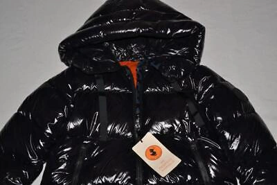 Pre-owned Save The Duck Authentic  Women's Isabel Hooded Puffer Coat Black All Sizes