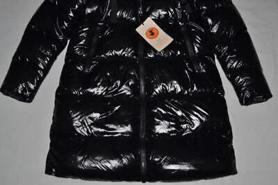 Pre-owned Save The Duck Authentic  Women's Isabel Hooded Puffer Coat Black All Sizes