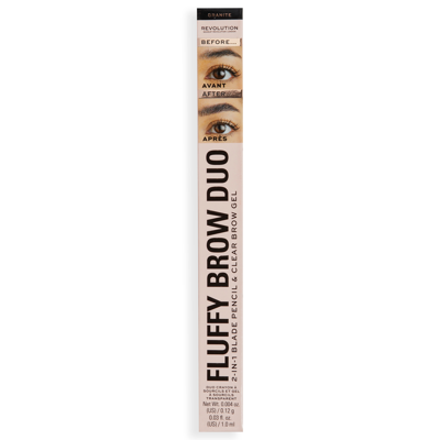 Revolution Fluffy Brow Duo Blonde - Granite In Granite