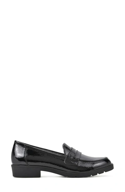 Shop Cliffs By White Mountain Galah Penny Loafer In Black/ Patent
