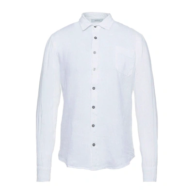 Shop Alpha Studio Chic White Linen Shirt