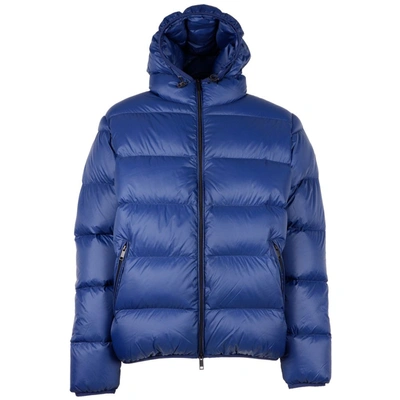 Shop Centogrammi Blue Nylon Jacket