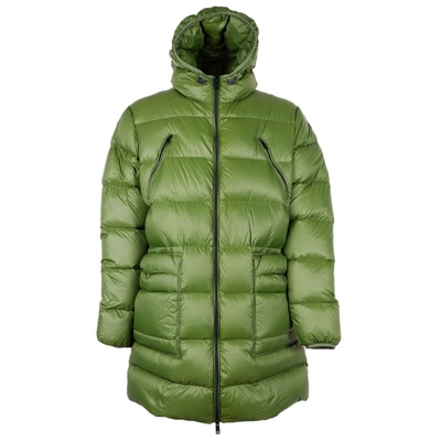 Shop Centogrammi Green Nylon Jacket