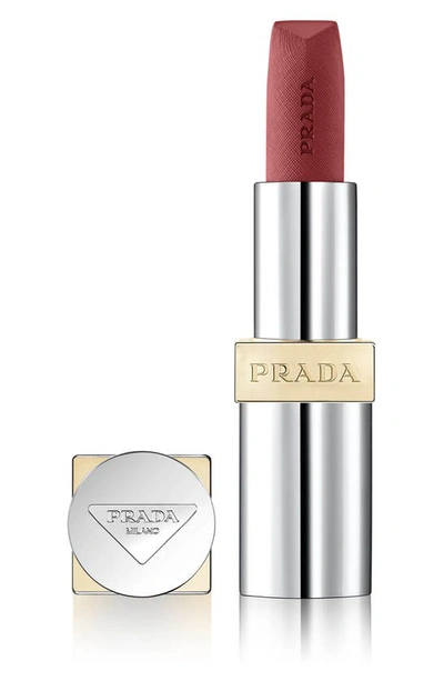 Shop Prada Monochrome Hyper Matte Refillable Lipstick In P56