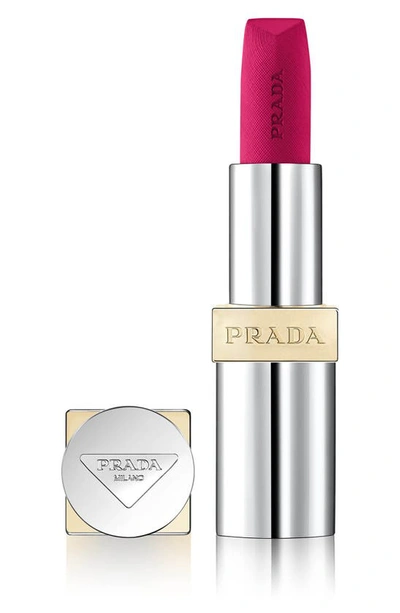 Shop Prada Monochrome Hyper Matte Refillable Lipstick In P55