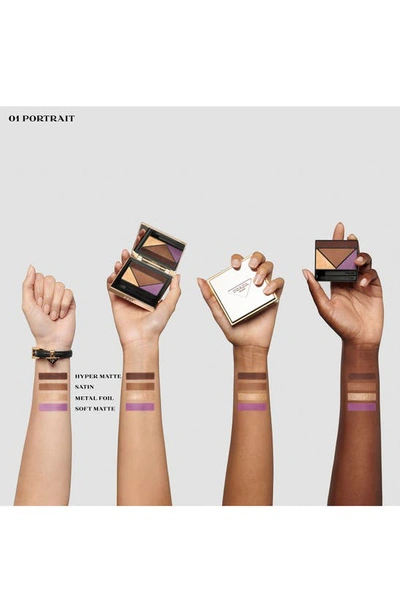 Prada Dimensions Multi-effect Eyeshadow Palette Refill In 1 Portrait