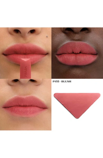 Shop Prada Monochrome Soft Matte Refillable Lipstick In P155