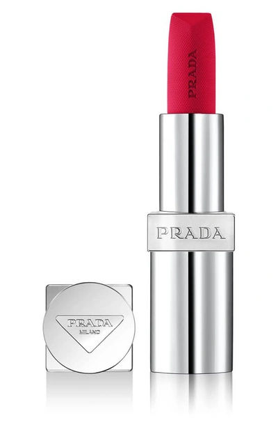 Shop Prada Monochrome Soft Matte Refillable Lipstick In P156
