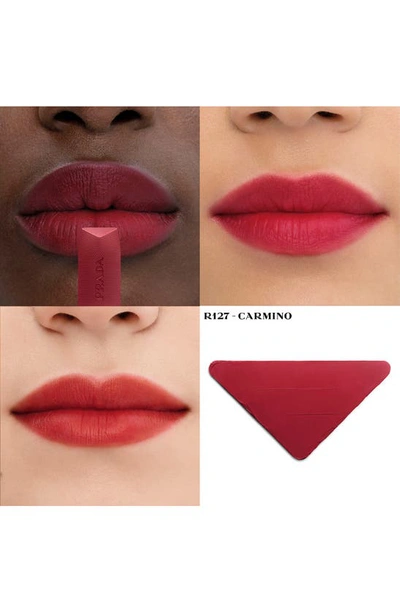 Shop Prada Monochrome Soft Matte Refillable Lipstick In R127