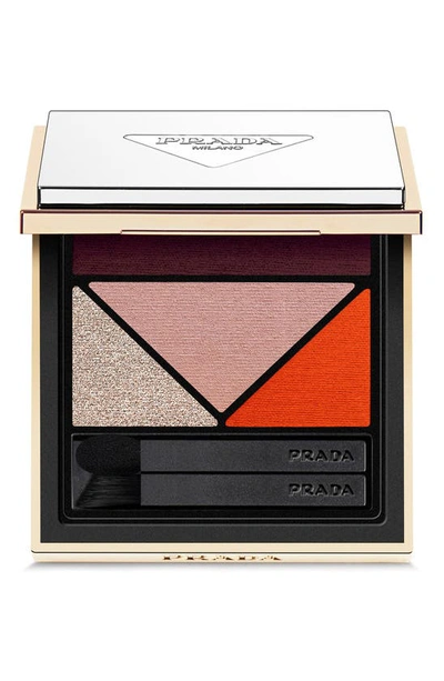 Shop Prada Dimensions Multi-effect Refillable Eyeshadow Palette In 3 Pulse