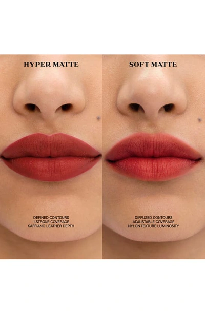 Shop Prada Monochrome Soft Matte Refillable Lipstick In R129