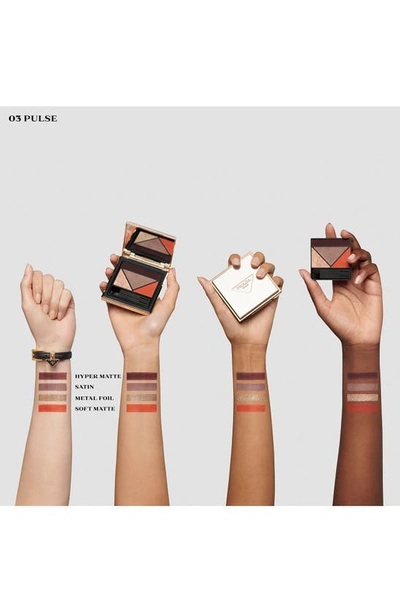 Prada Dimensions Multi-effect Refillable Eyeshadow Palette In 3 Pulse