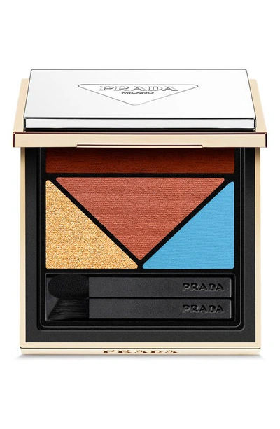 Shop Prada Dimensions Multi-effect Refillable Eyeshadow Palette In 5 Pure