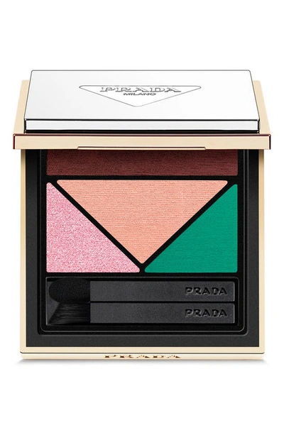 Shop Prada Dimensions Multi-effect Refillable Eyeshadow Palette In 4 Poetry