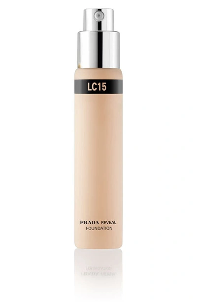 Shop Prada Reveal Skin Optimizing Soft Matte Foundation Refill In Lc15