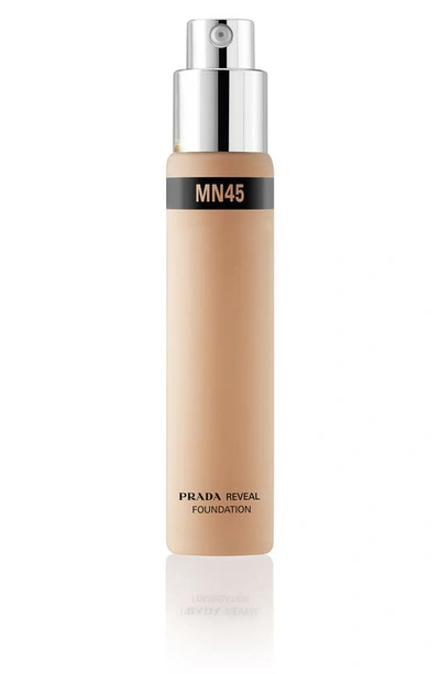Shop Prada Reveal Skin Optimizing Soft Matte Foundation Refill In Mn45